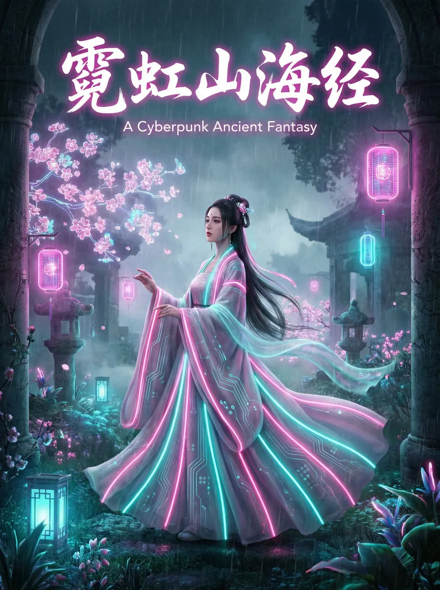 腐肉 古文 古风奇缘短剧 - 霓虹山海经海报